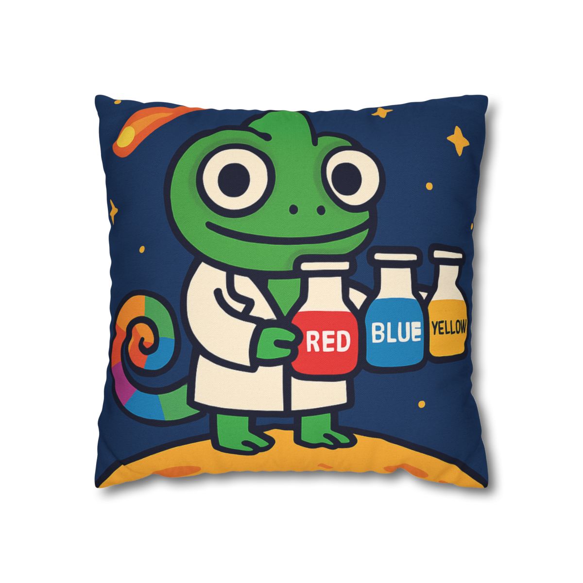 Comet Chameleon Color Lab stylish decorative pillowcases