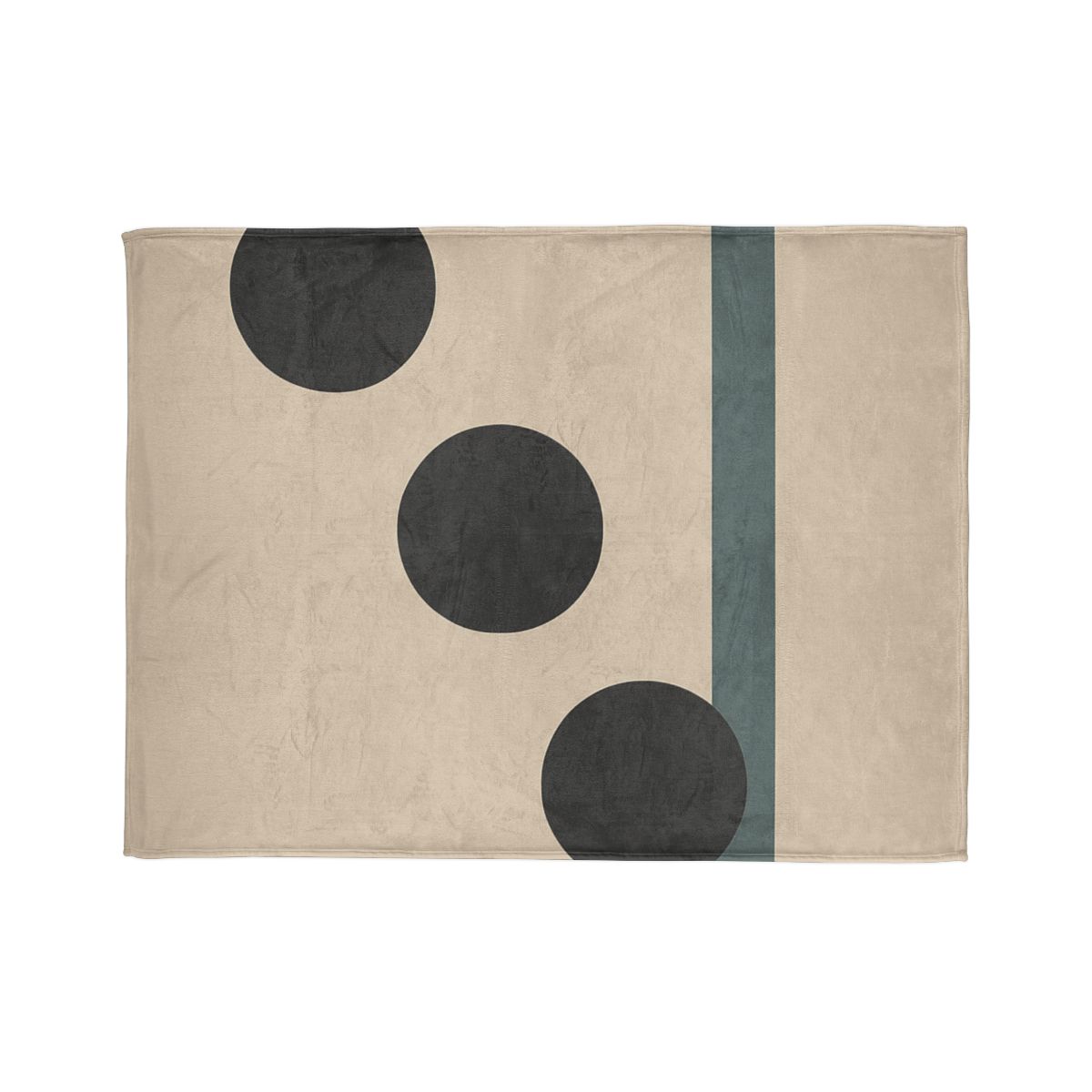 Staggered Trio Of Circles And Bar unique gift blanketscustom blankets