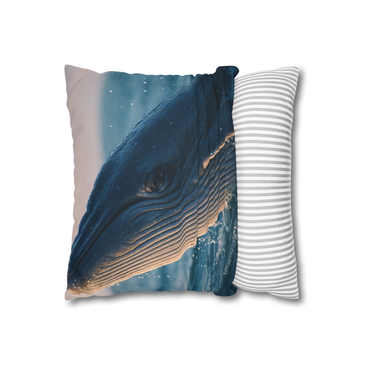 Ocean Song Blue Whale trendy patterned pillow cases