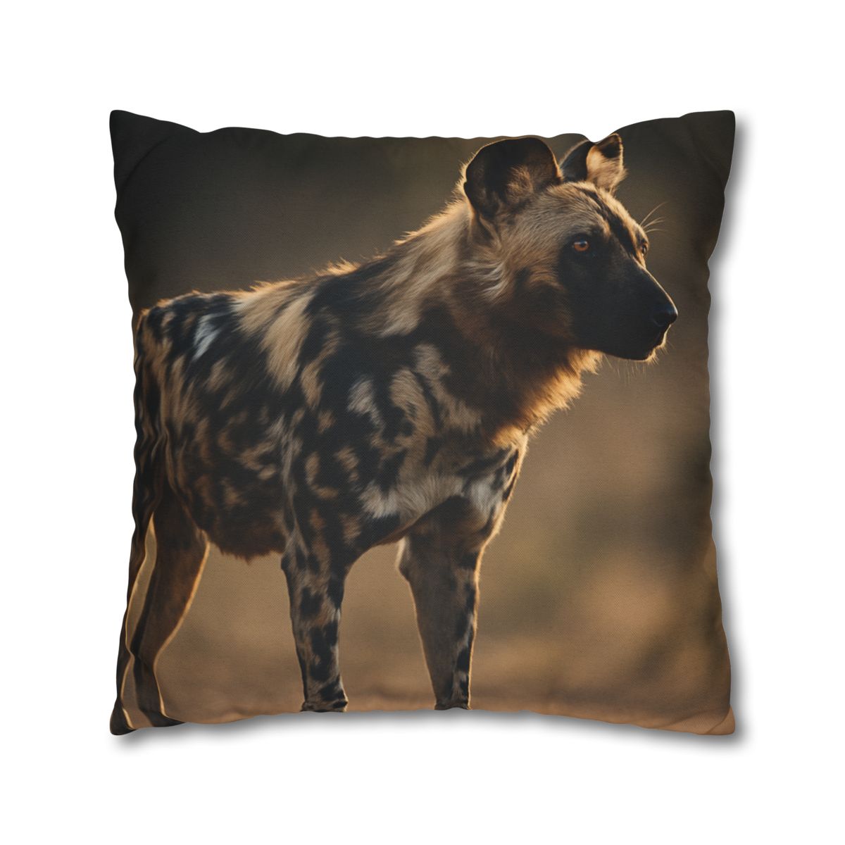 Ember Gaze African Wild Dog custom pillow cases