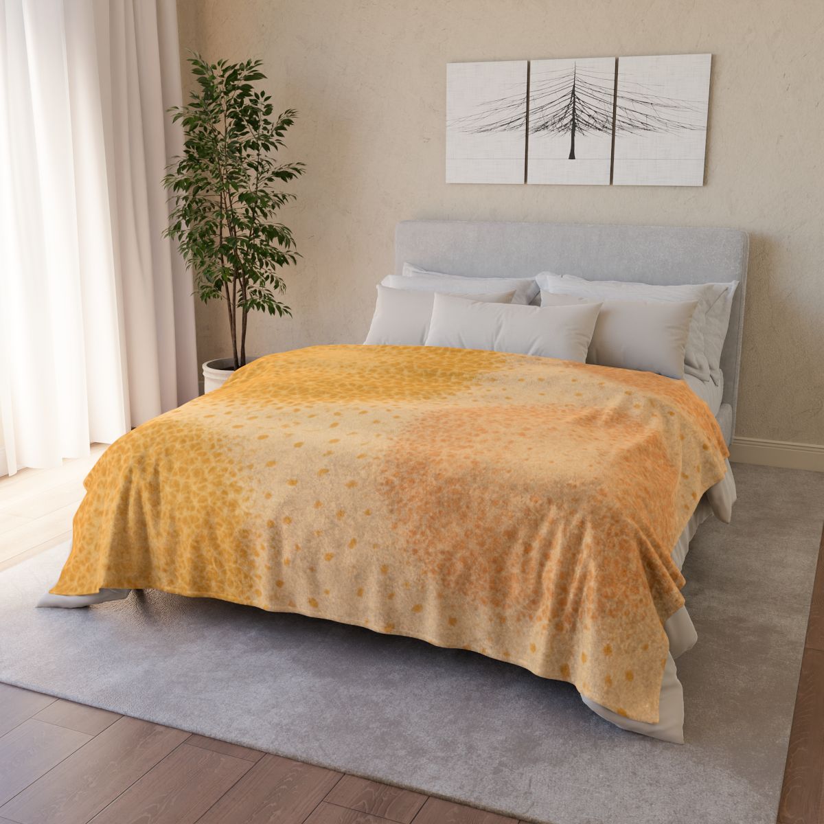 Seed Cluster Halo personalized cozy blankets