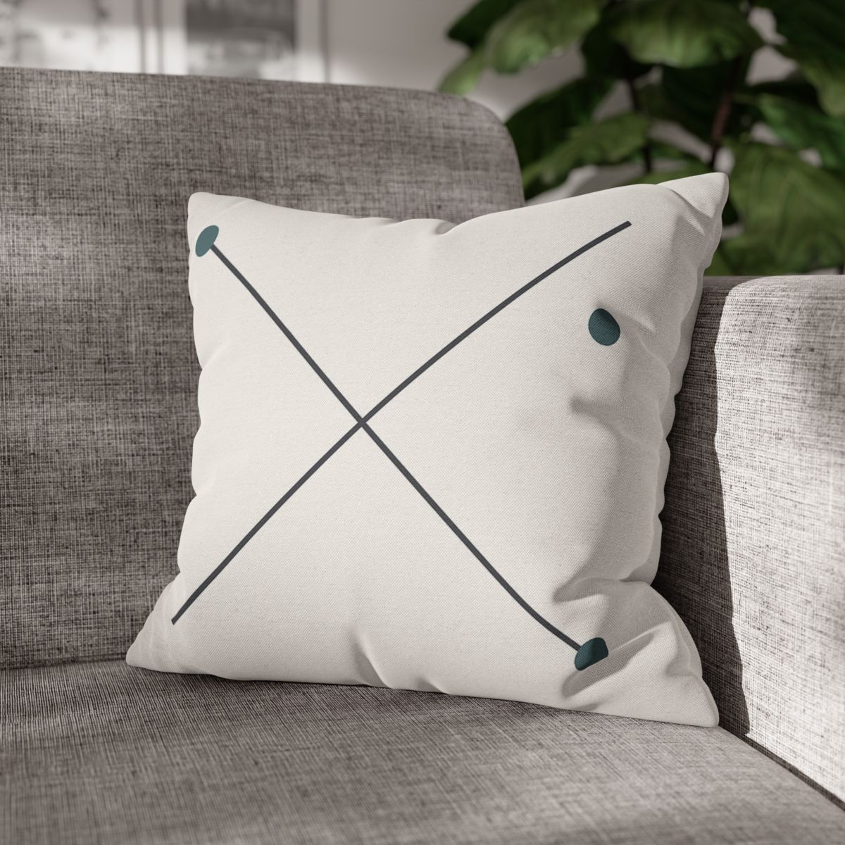 Crossed Vector Starfield custom pillow cases