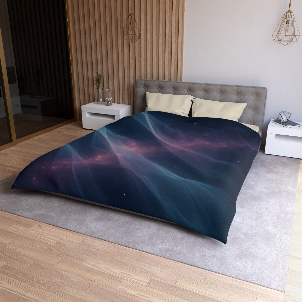 Prismatic Ion Veil Drift stylish duvet covers