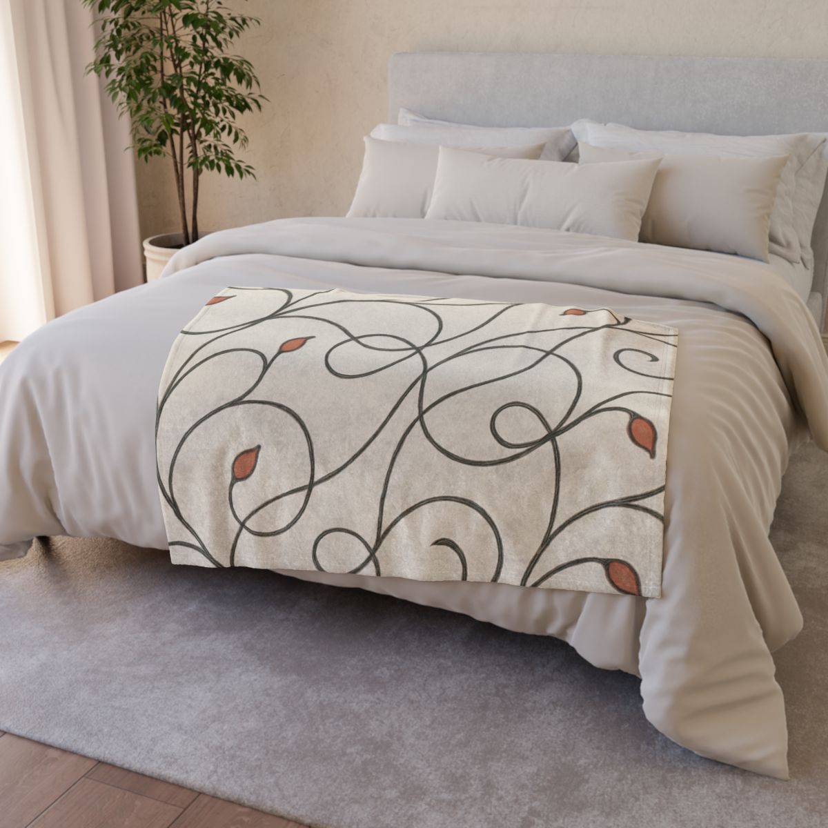 Vine Line Sonata unique gift blanketscustom blankets