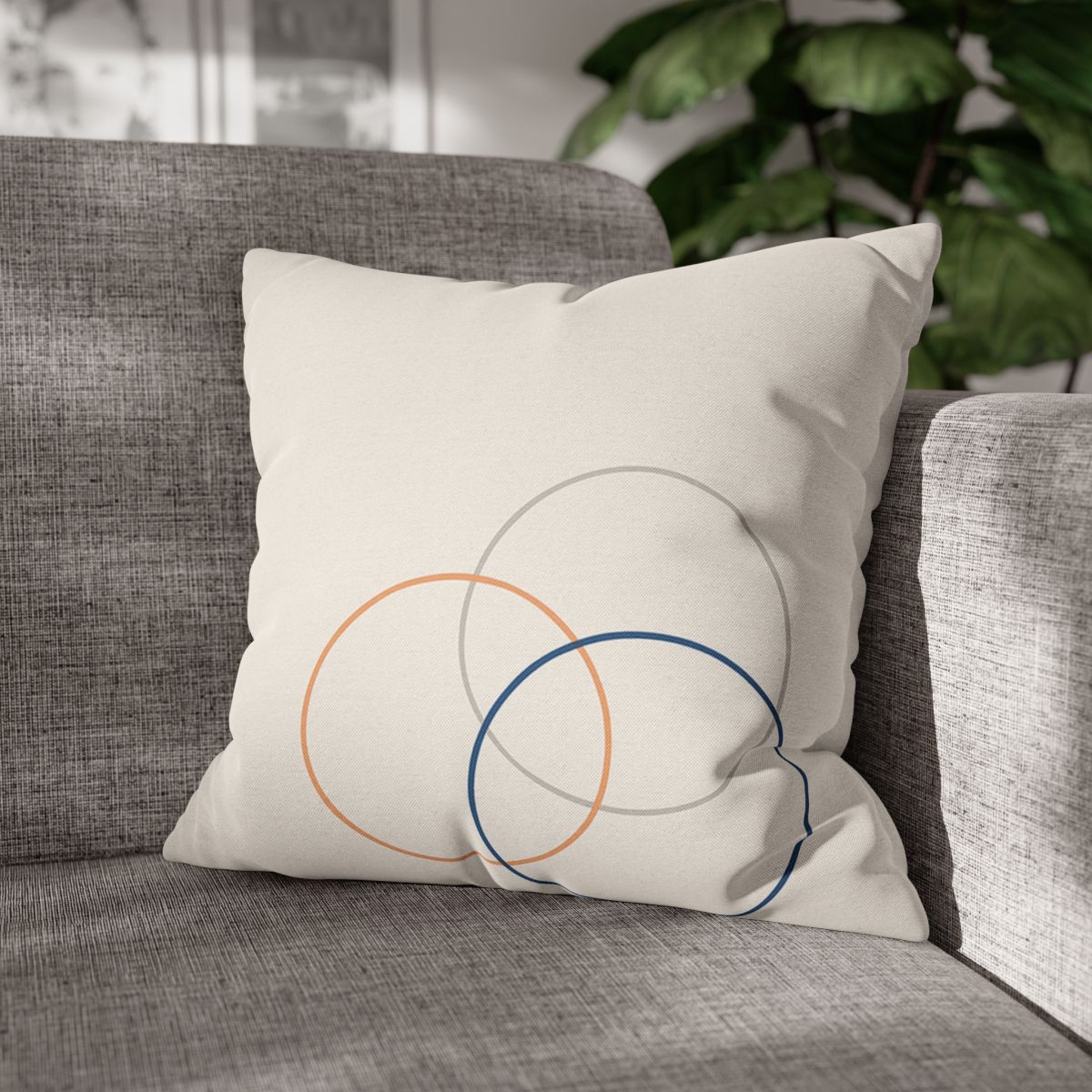 Orbiting Ring Triad trendy patterned pillow cases