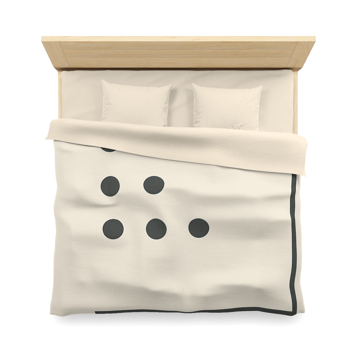 Sparse Dot Grid With Broken Frame trendy bedroom duvets