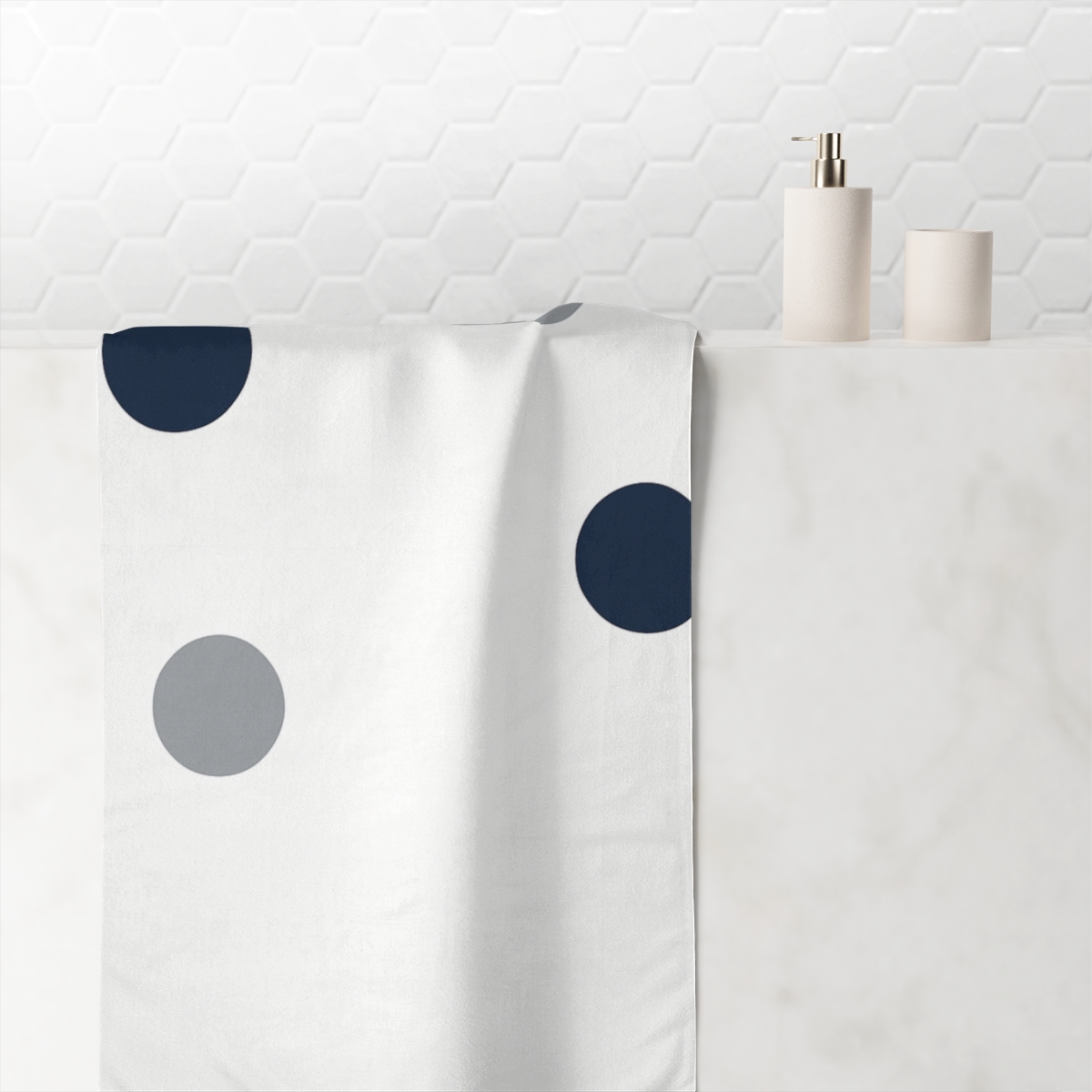 Orbiting Quad Of Quiet Circles trendy hand towels