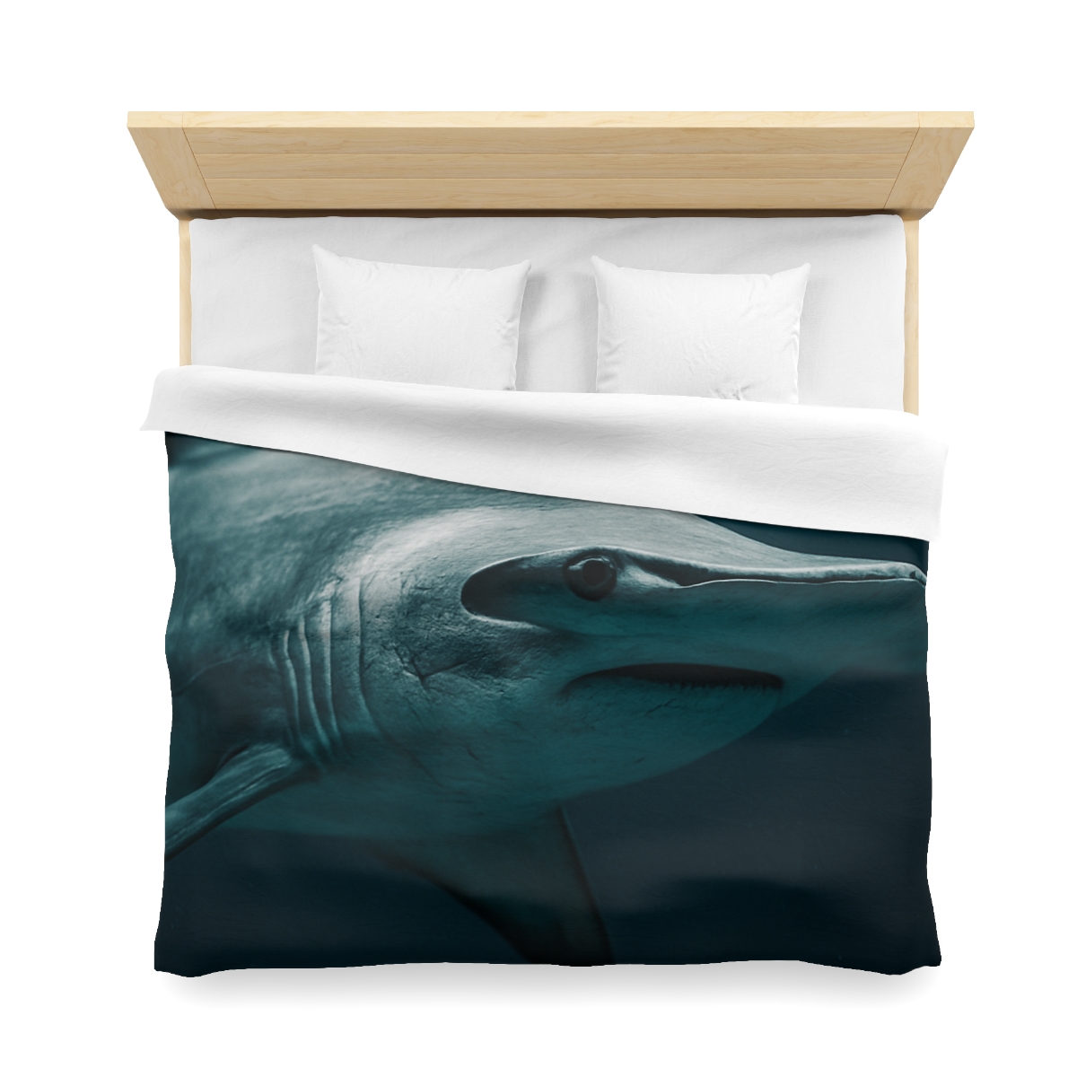 Midwater Silhouette Hammerhead Shark warm winter duvets