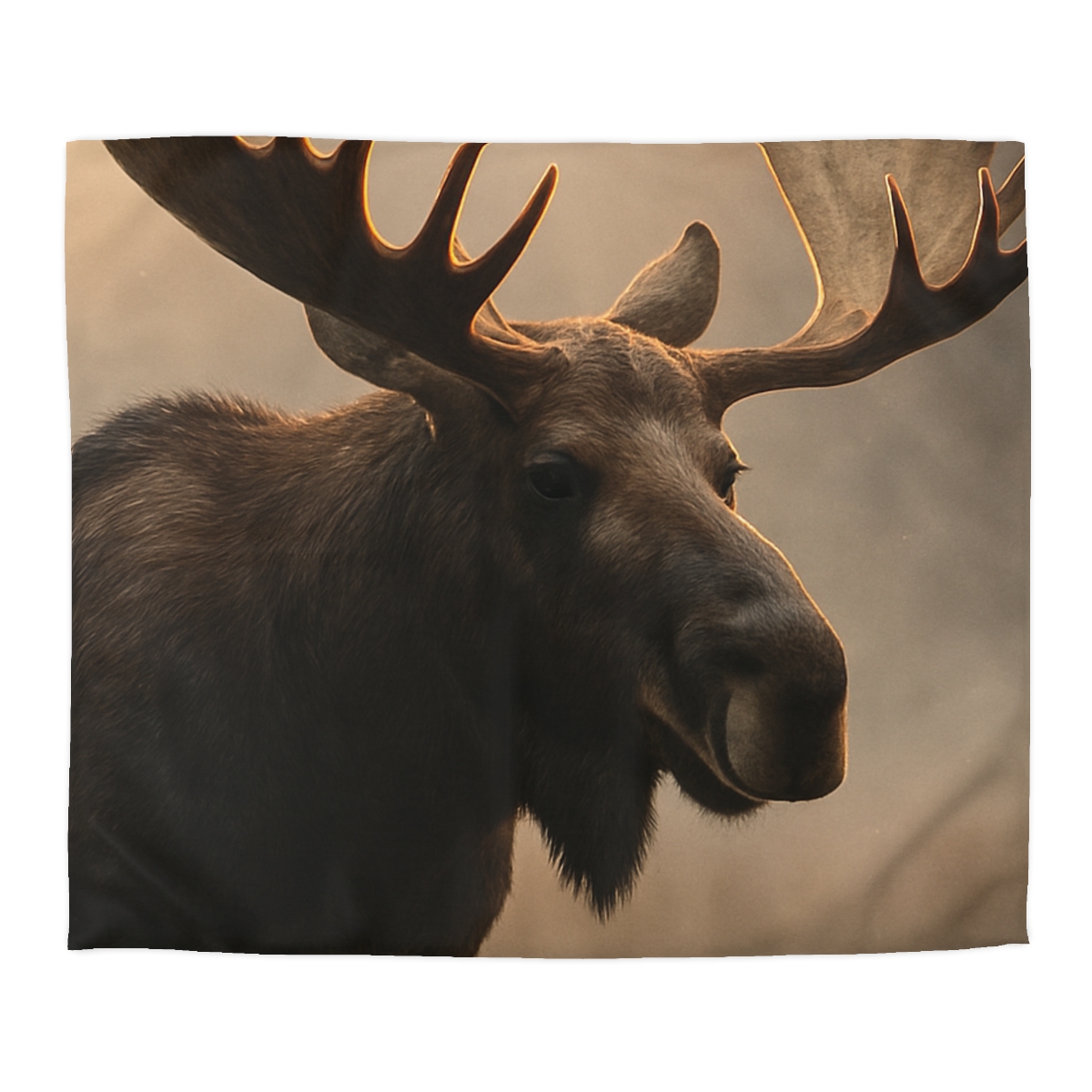 Dawn Mirror Moose warm winter duvets