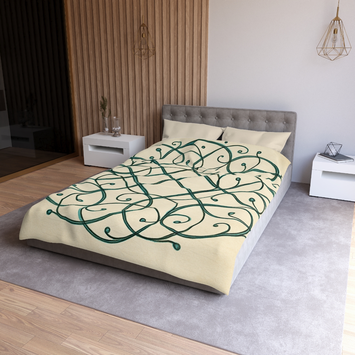 Vine Lattice Halo unique patterned duvets