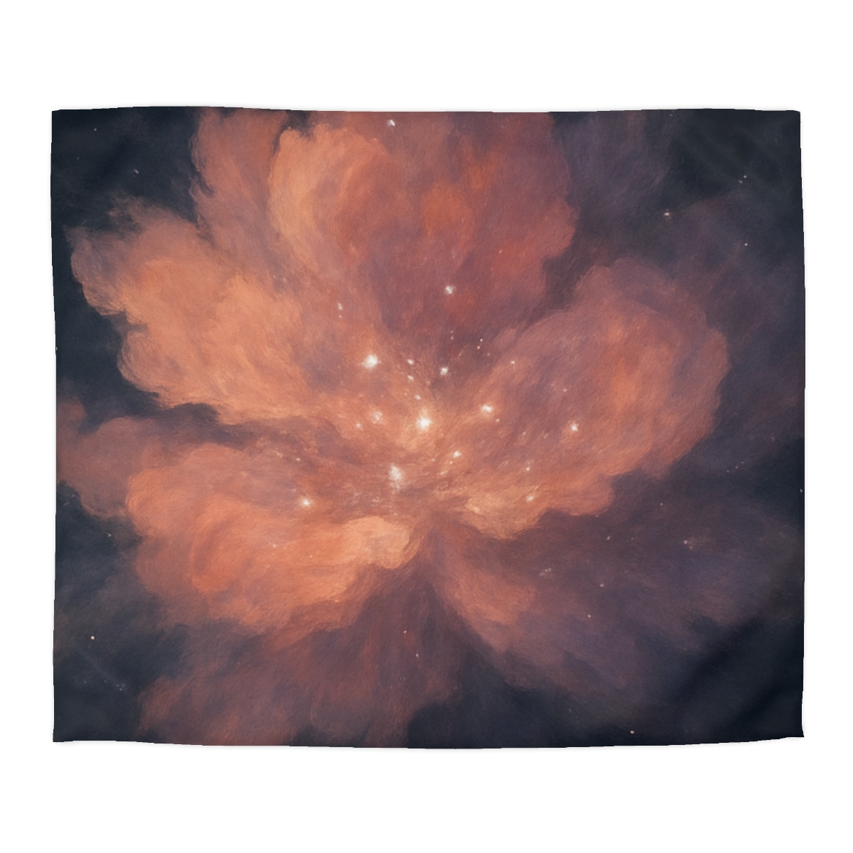 Celestial Dust Bloom personalized bedding duvets