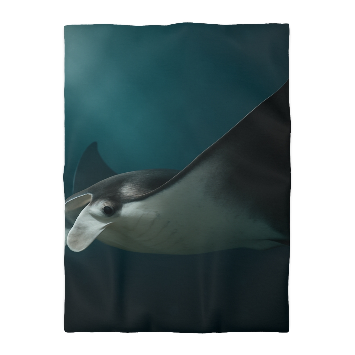 Starlit Glide Manta Ray stylish duvet covers