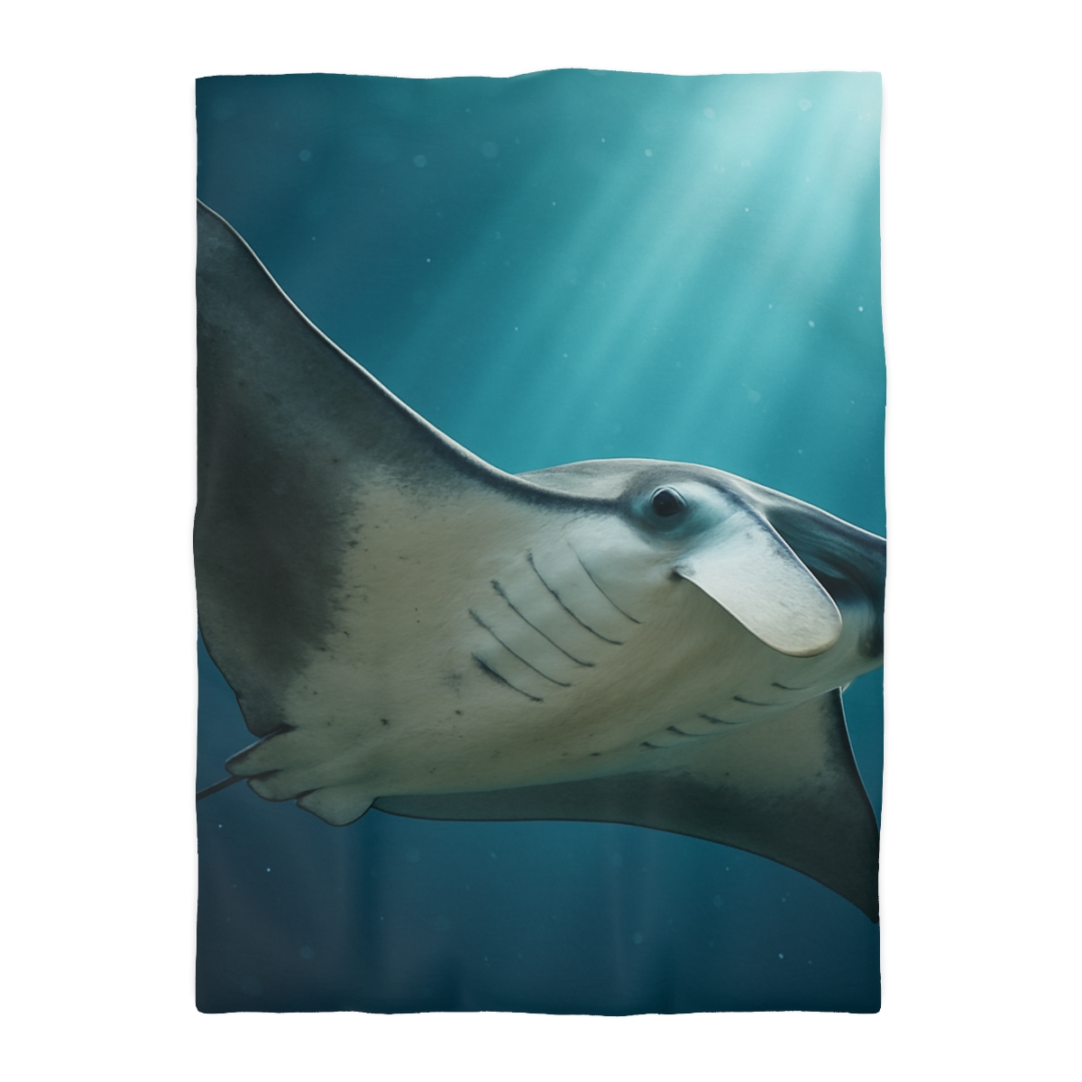 Silk Wing Drift Manta Ray personalized bedding duvets