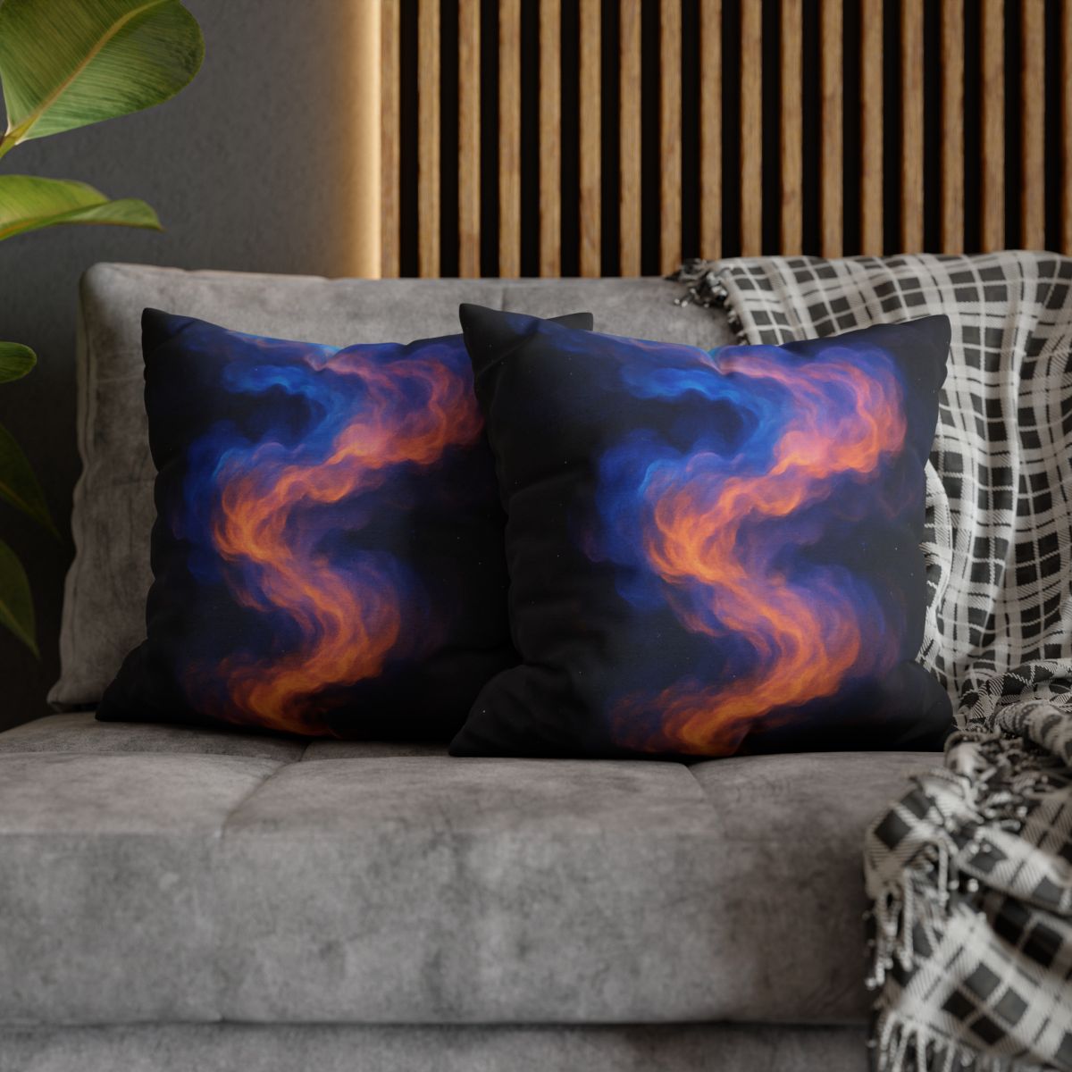 Spectral Nebula Cascade trendy patterned pillow cases