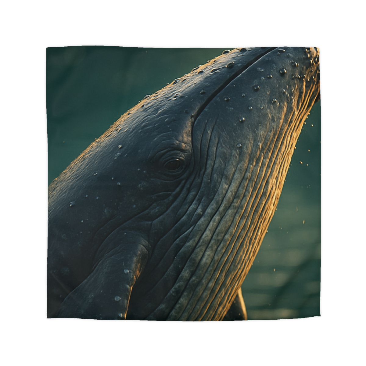 Silver Surge Humpback Whale soft comforter duvets