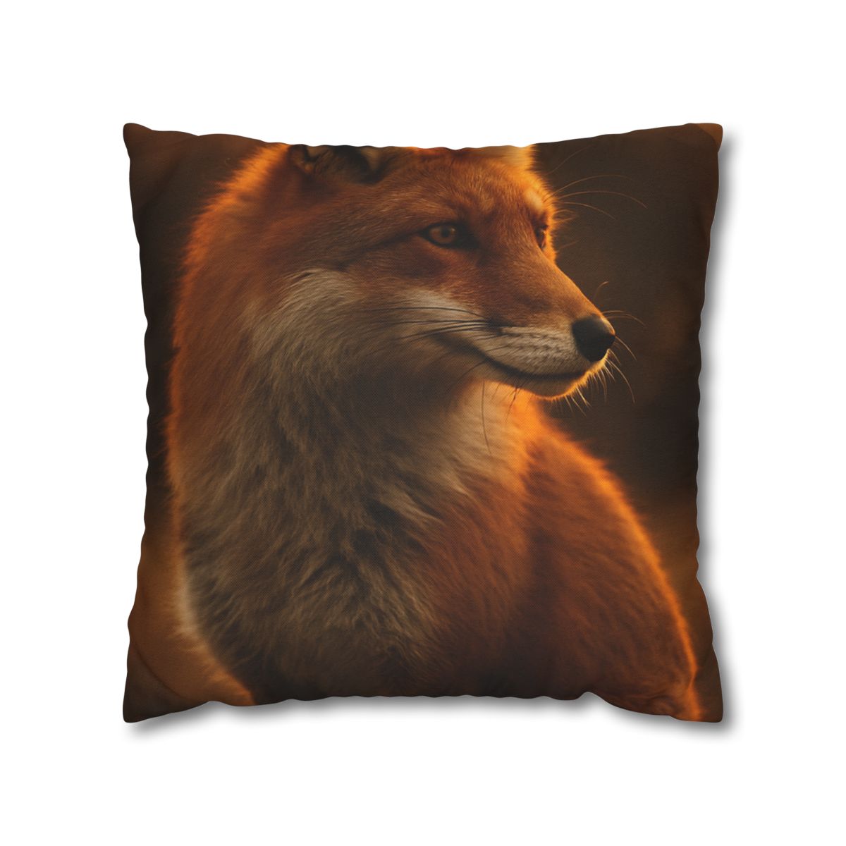 Crimson Whisper Red Fox soft cotton pillow cases