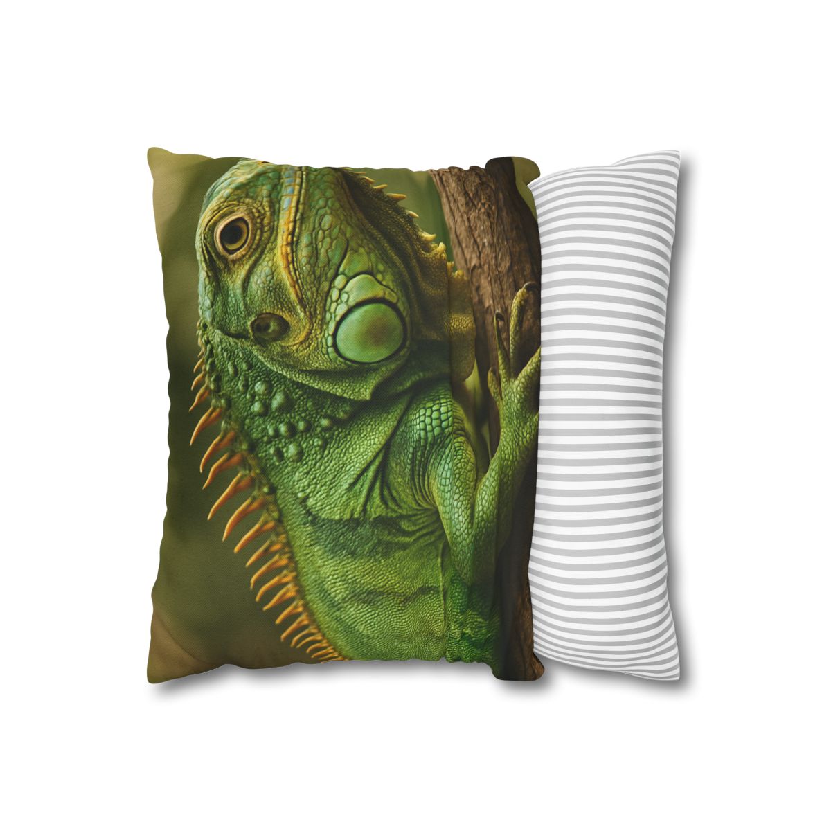 Emerald Drift Green Iguana unique gift pillow cases