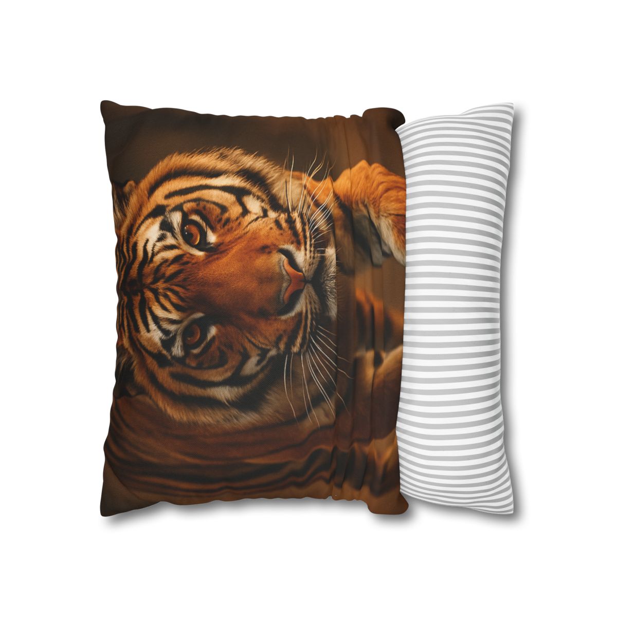 Dusk Herald Bengal Tiger designer print pillow cases