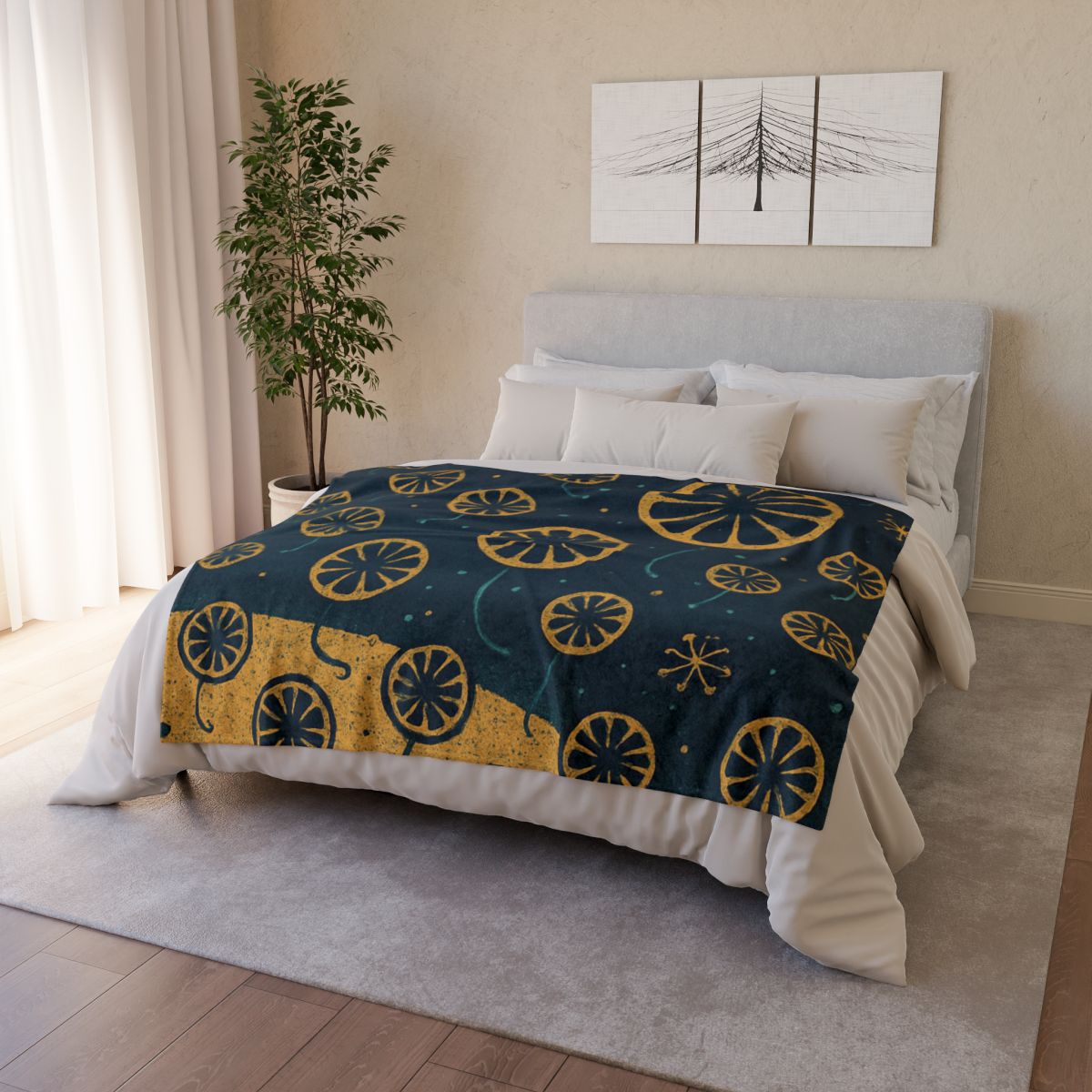 Seed Pod Constellation stylish throw blankets