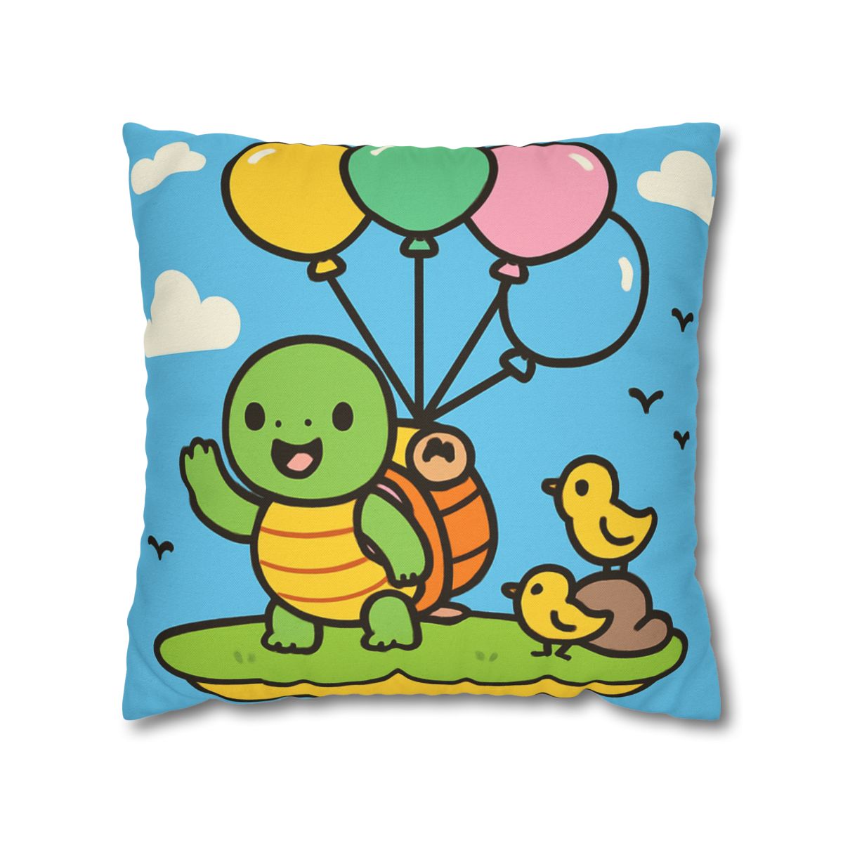Balloon Island Adventure stylish decorative pillowcases