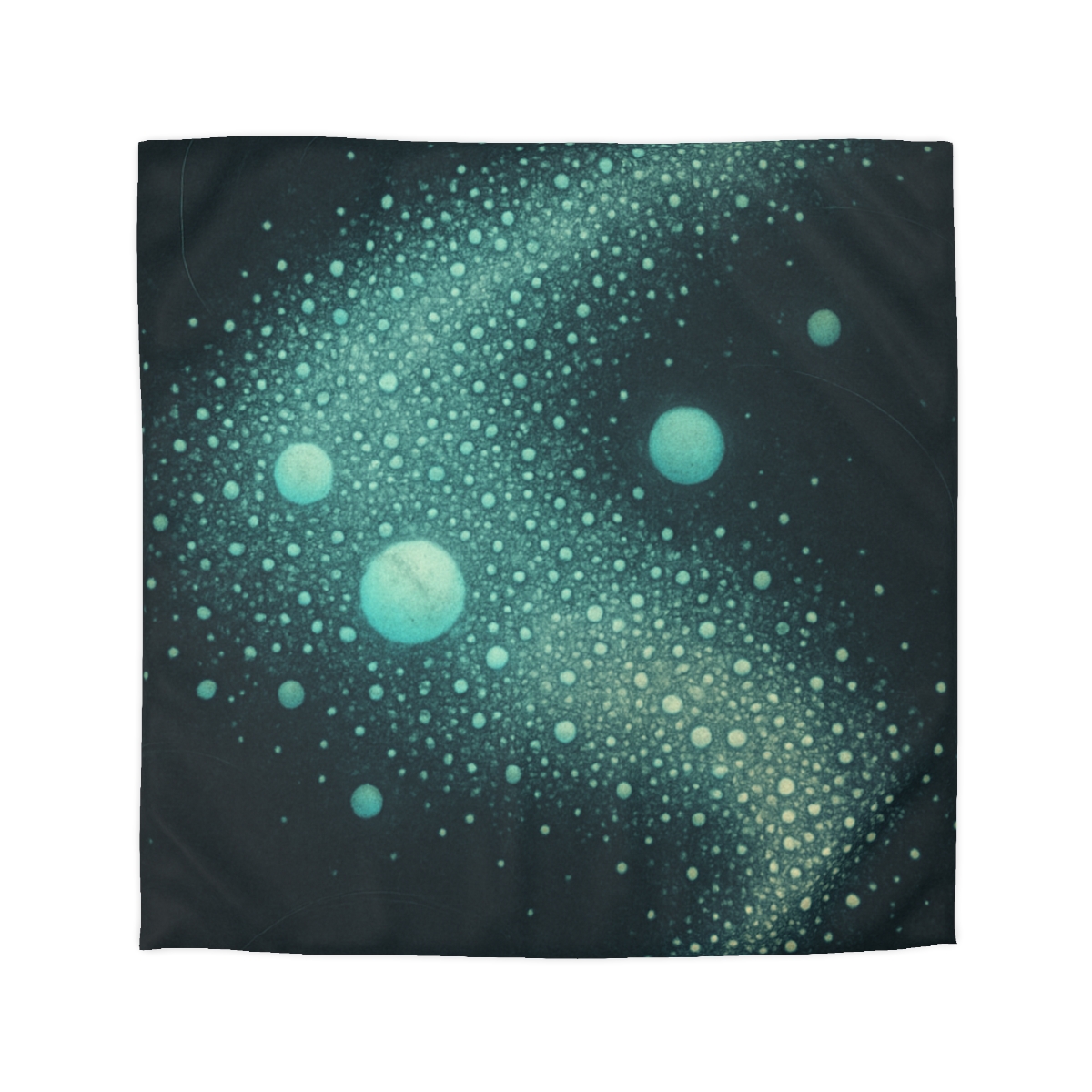 Seed Cluster Nebula Bloom designer printed duvets