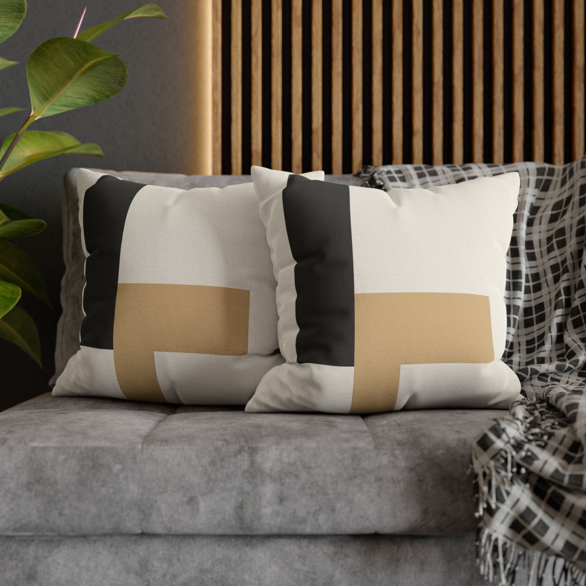 Offset Rectangle Pair unique gift pillow cases