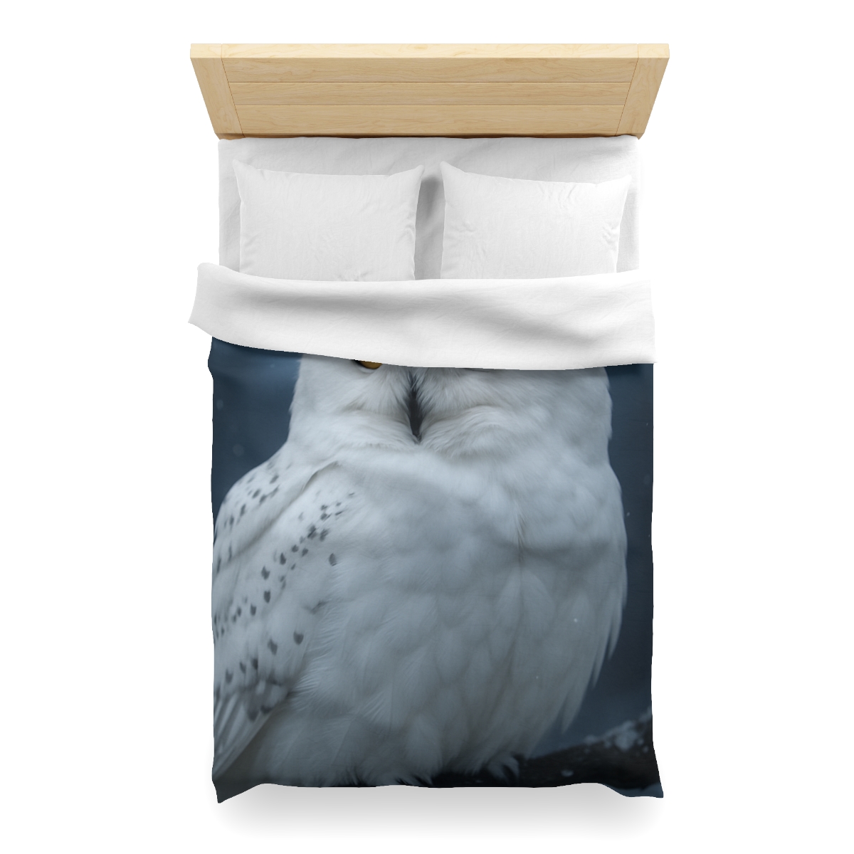 Twilight Watcher Snowy Owl trendy bedroom duvets