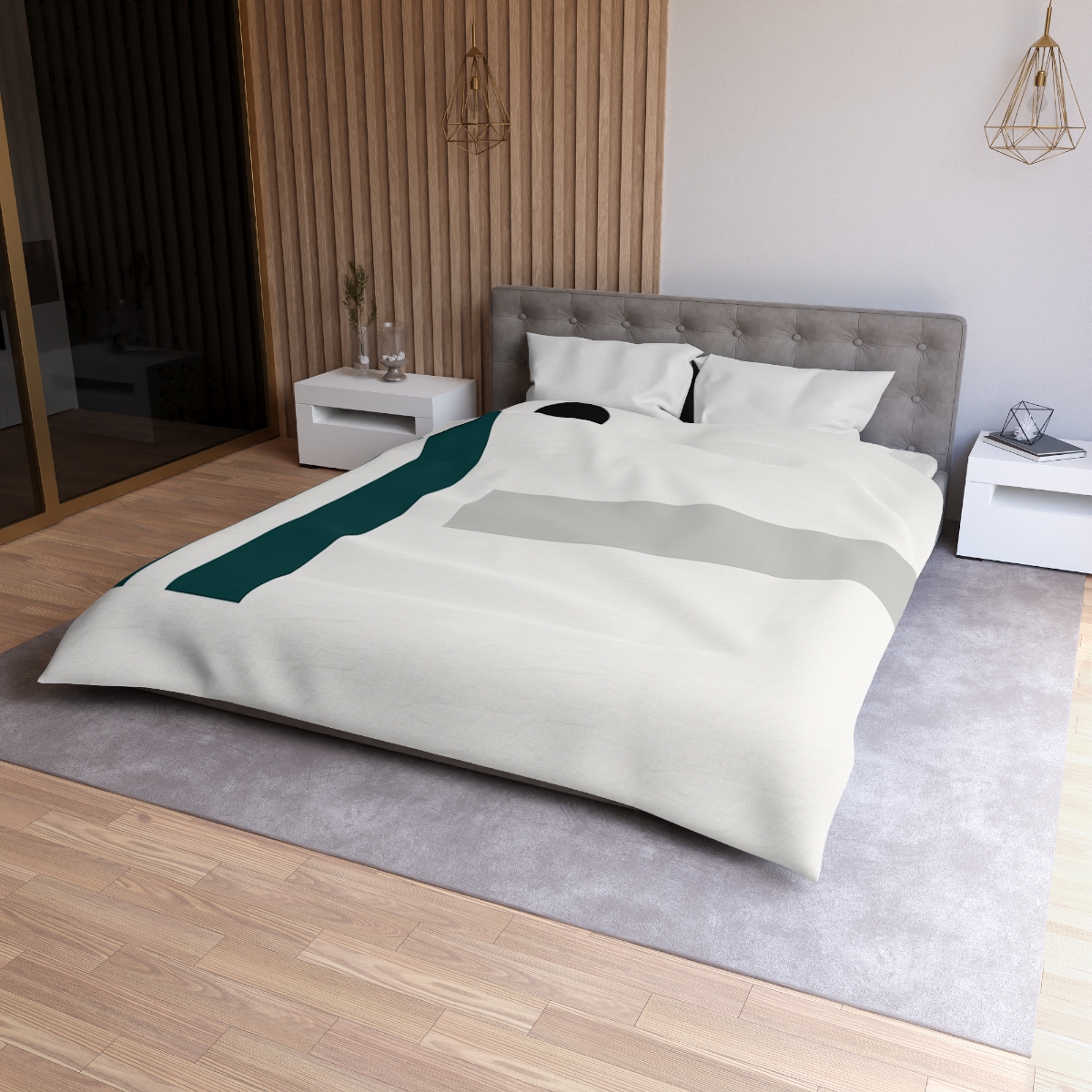 Silent Transit Rectangles personalized bedding duvets