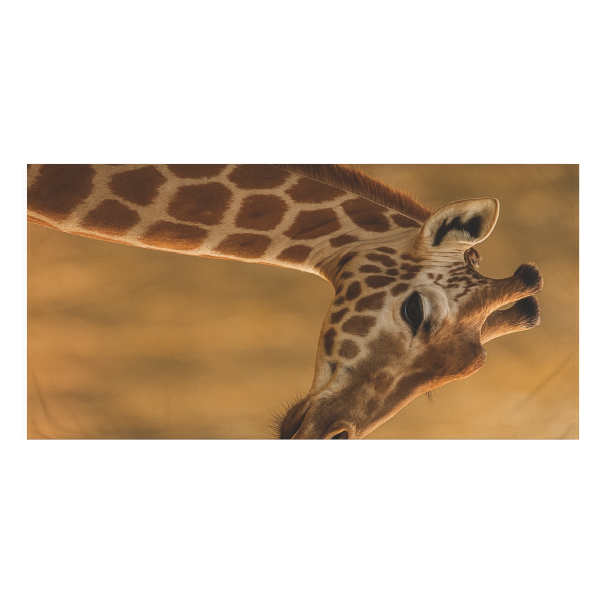 Towering Grazer Giraffe stylish beach towels