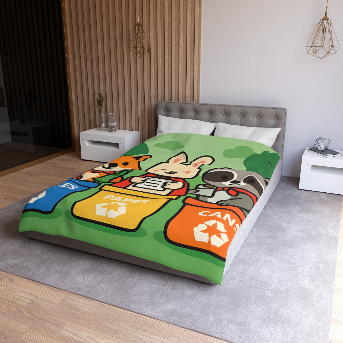 Forest Recycle Rangers unique patterned duvets