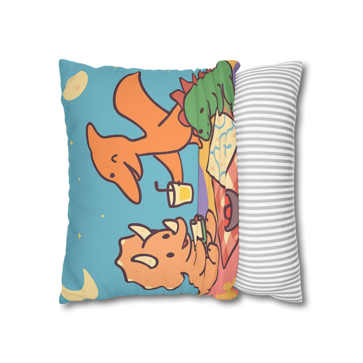 Planet Picnic With Dinosaurs custom pillow cases