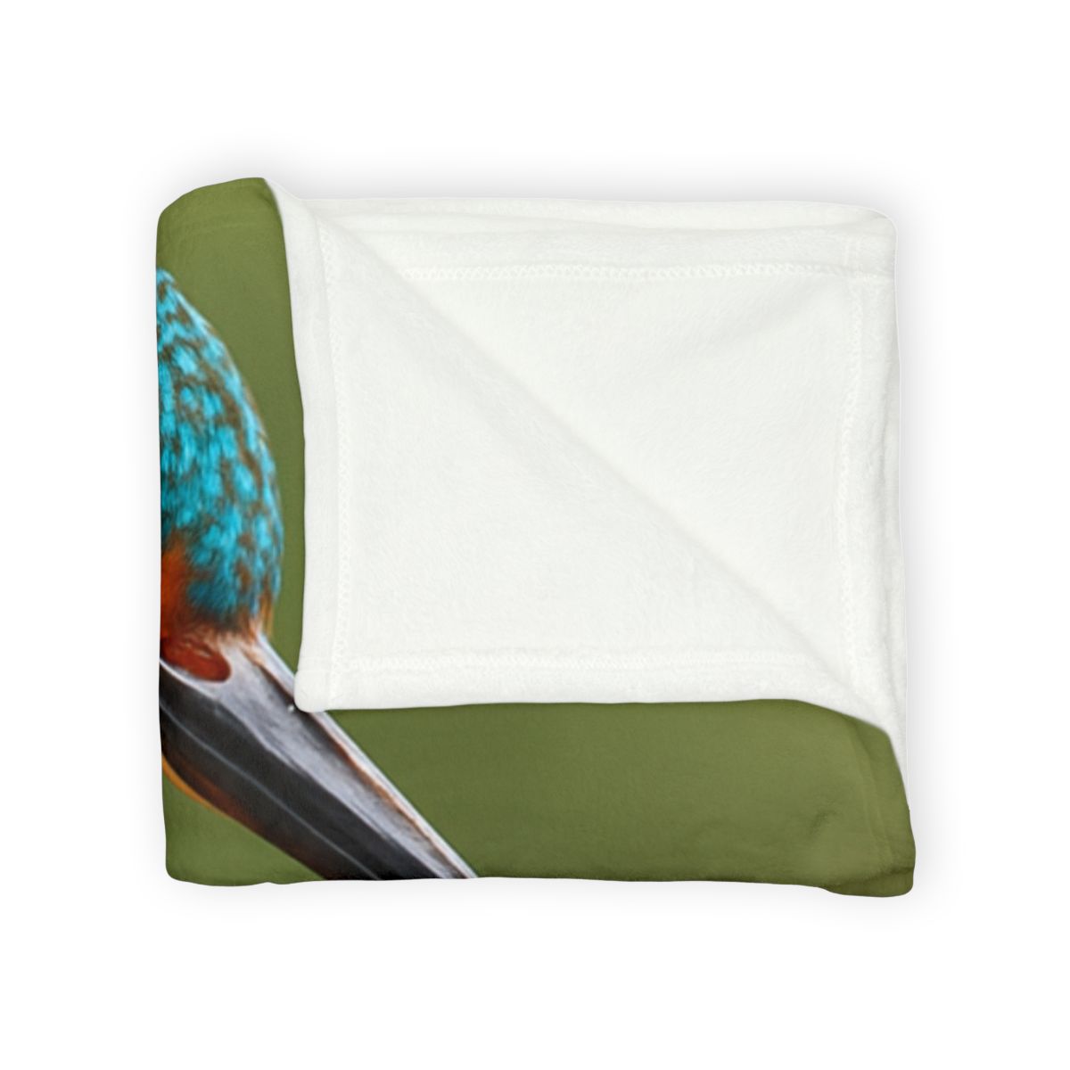 Emerald Flash Kingfisher unique gift blankets