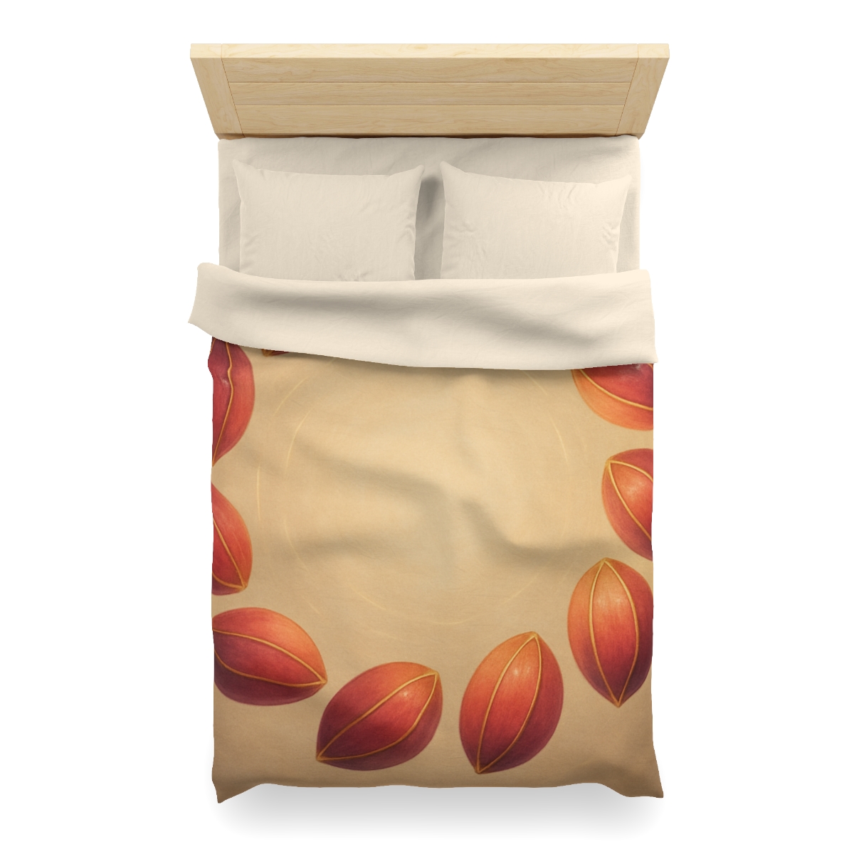 Cosmic Seed Pod Halo custom duvets