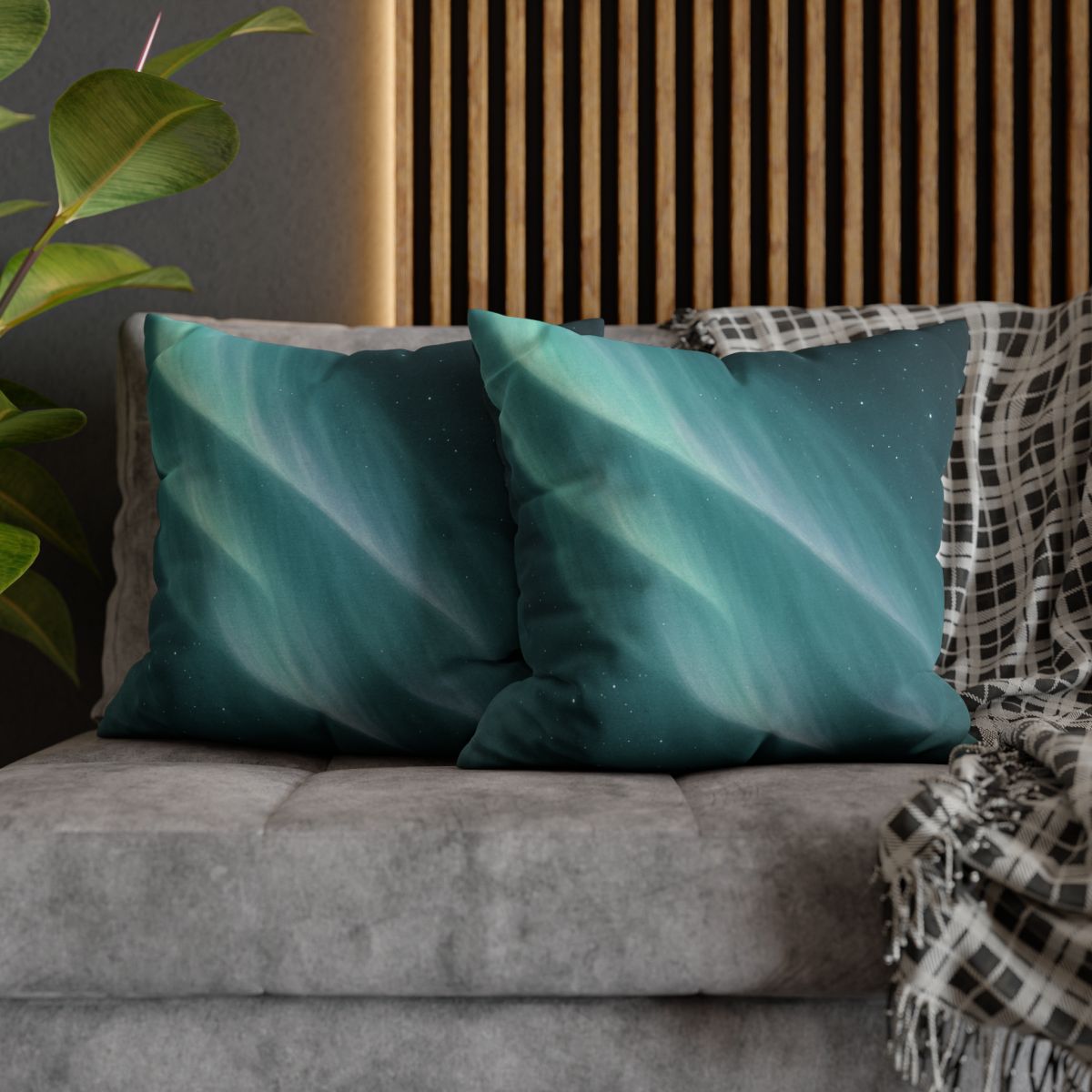 Aurora Veil Star Tides personalized pillow covers