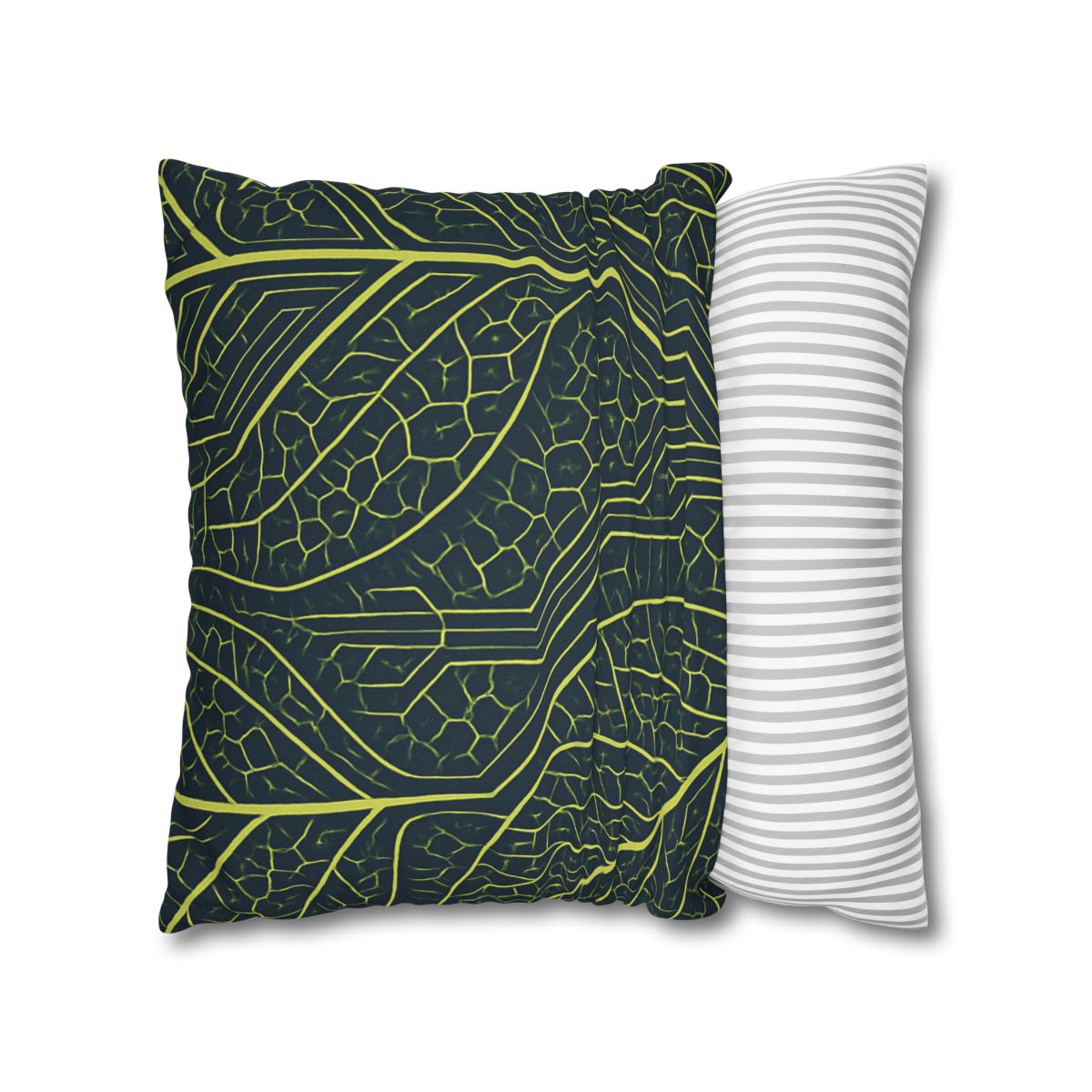 Leaf Vein Circuit Mosaic soft cotton pillow cases