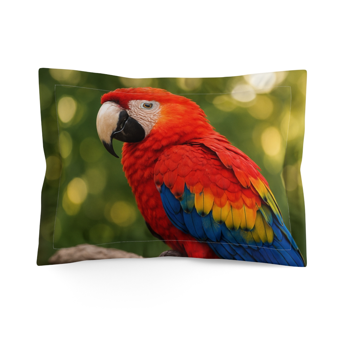 Ember Crest Scarlet Macaw gift pillows for home