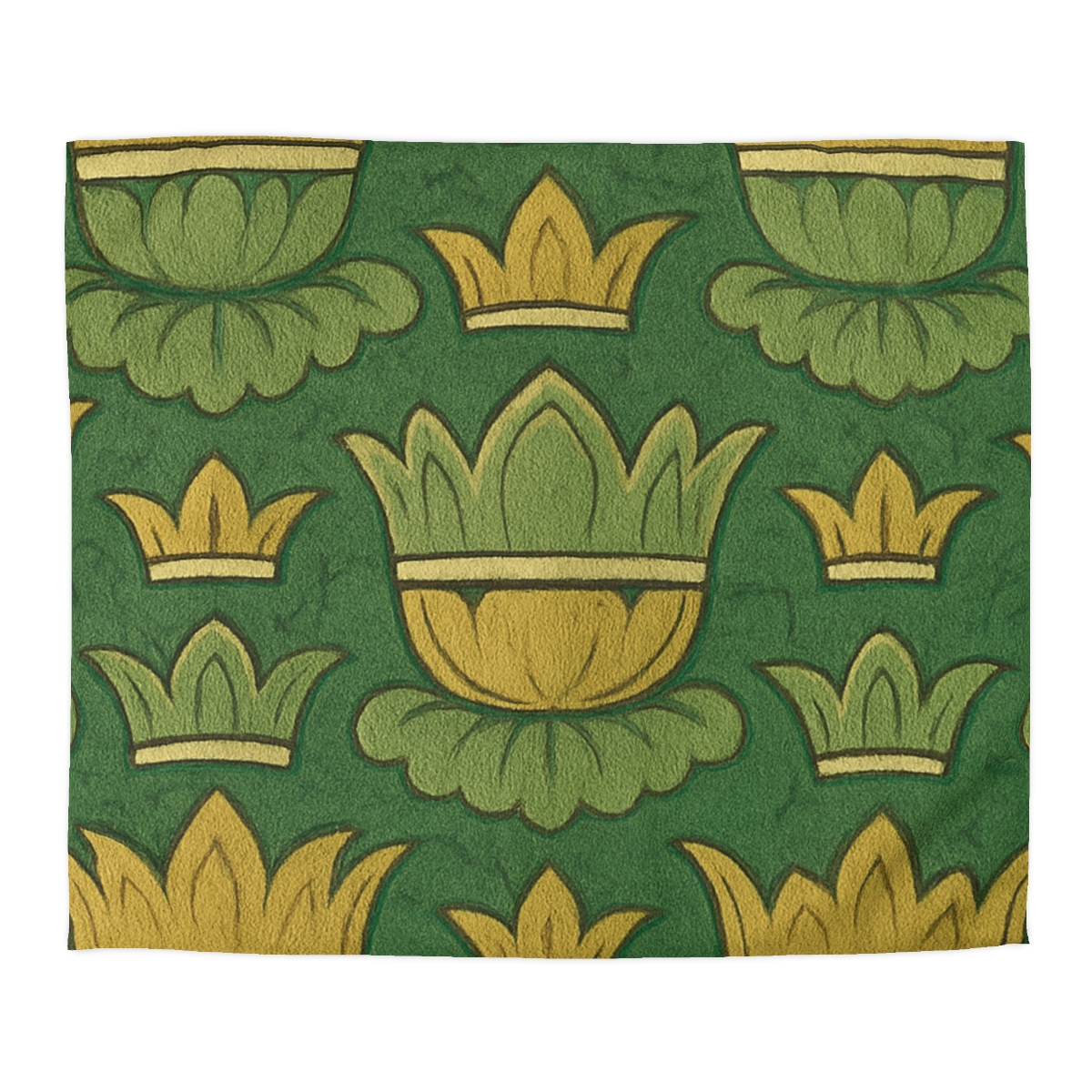 Calyx Crown Tessellation personalized bedding duvets