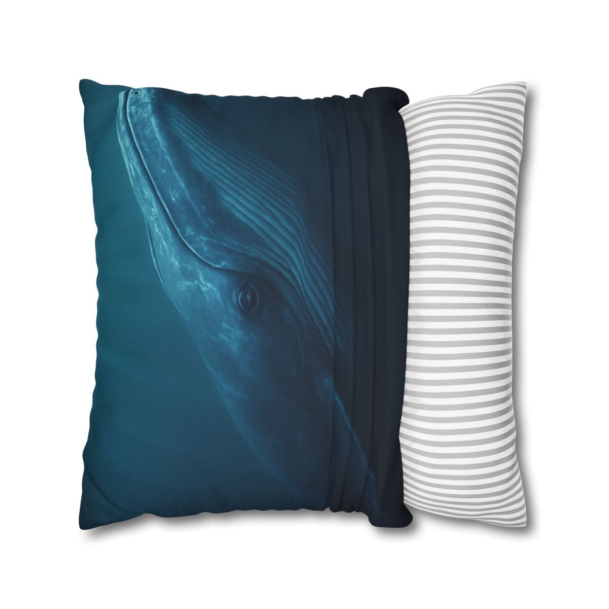 Ocean Giant Blue Whale custom pillow cases