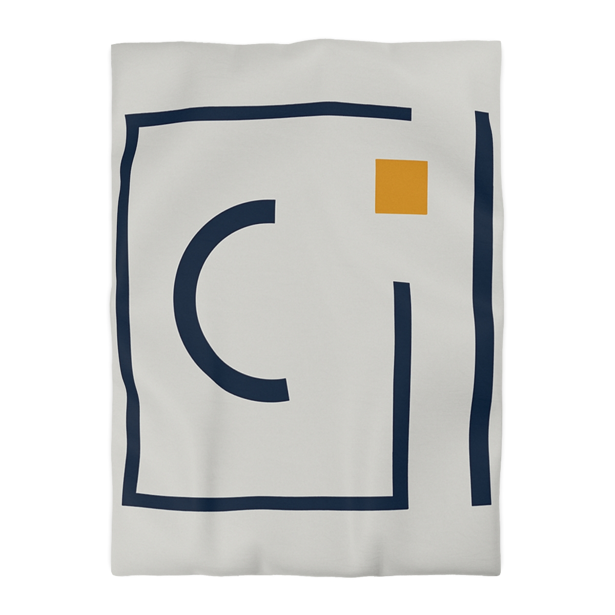 Broken Frame With Floating Arc custom duvets