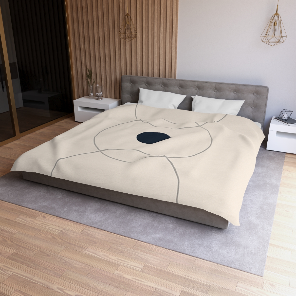 Stacked Rings With Silent Gap duvets for gifts