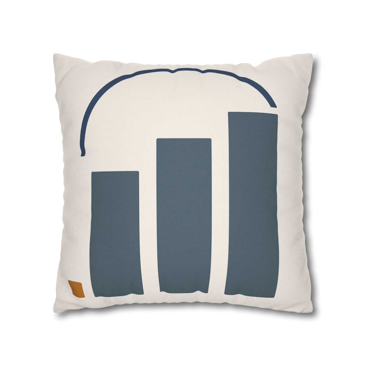 Three Bars With Hanging Arc soft cotton pillow cases