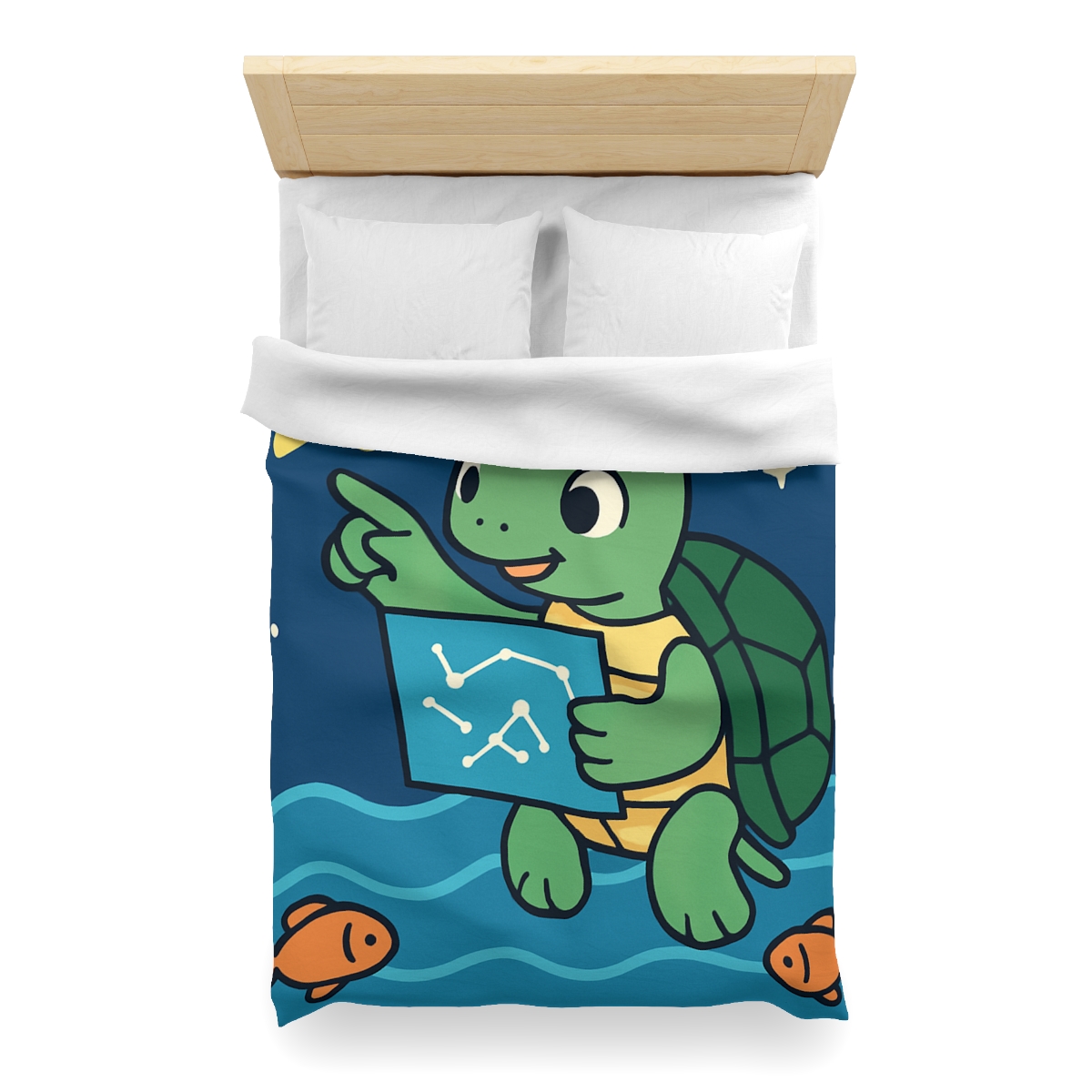Stargazer Sea Turtle warm winter duvets