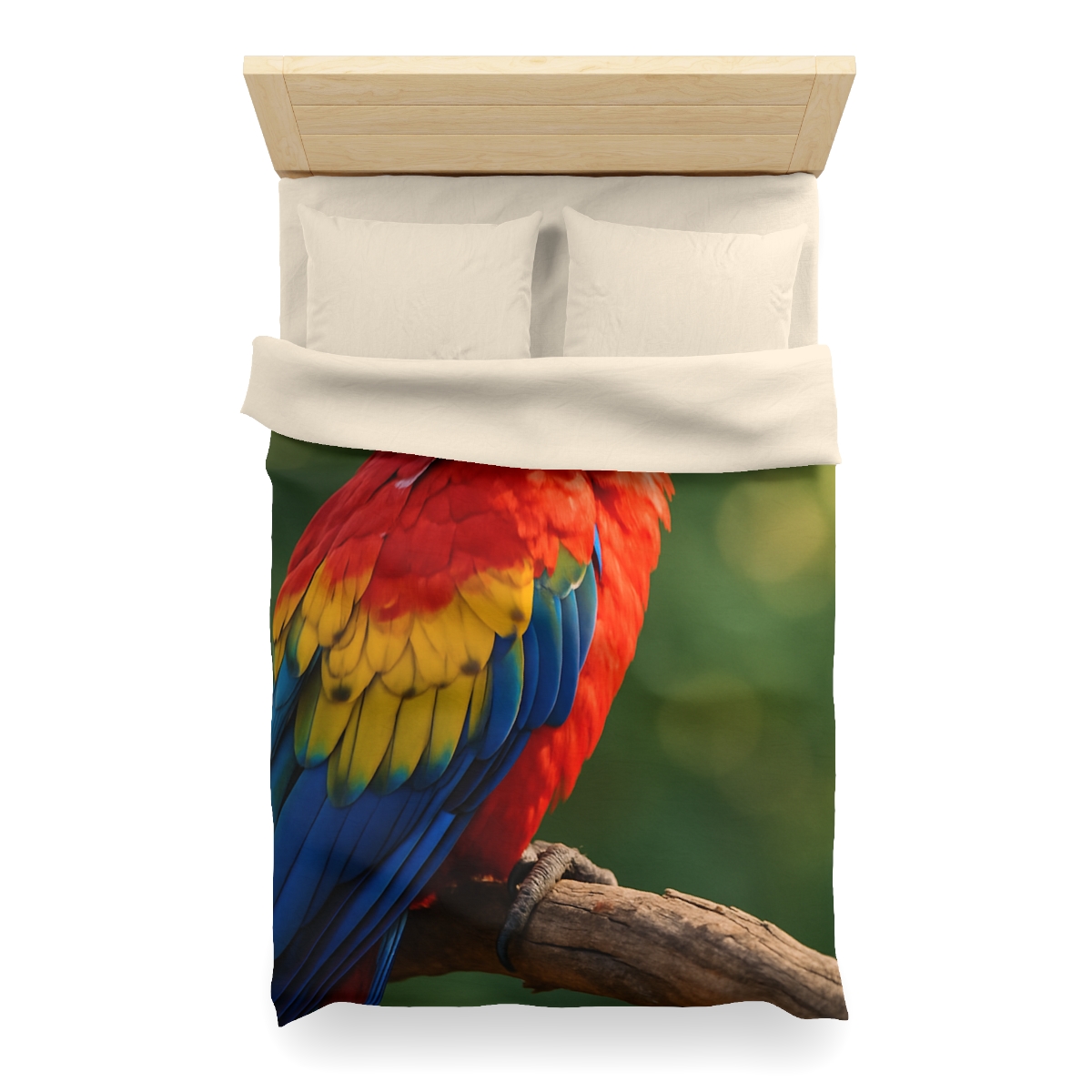 Prism Song Scarlet Macaw custom duvets