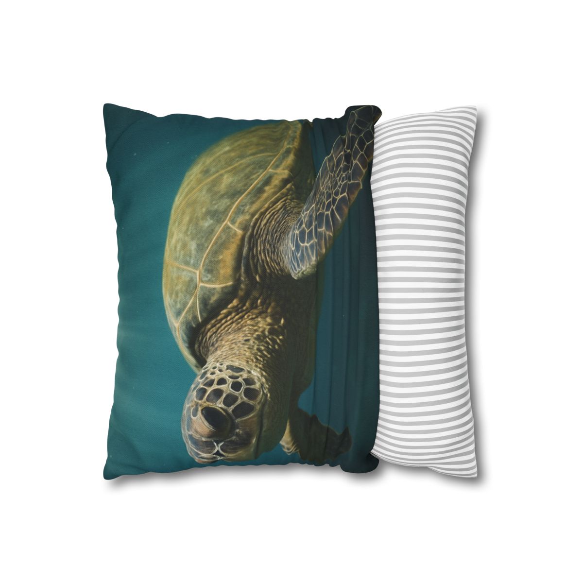 Glasswater Drift Green Sea Turtle unique gift pillow cases