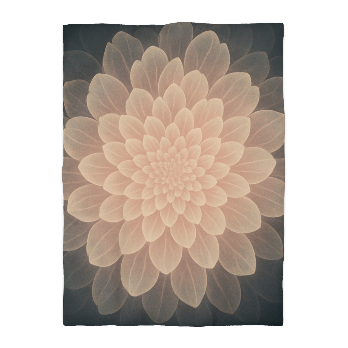 Petal Halo Fractals warm winter duvets