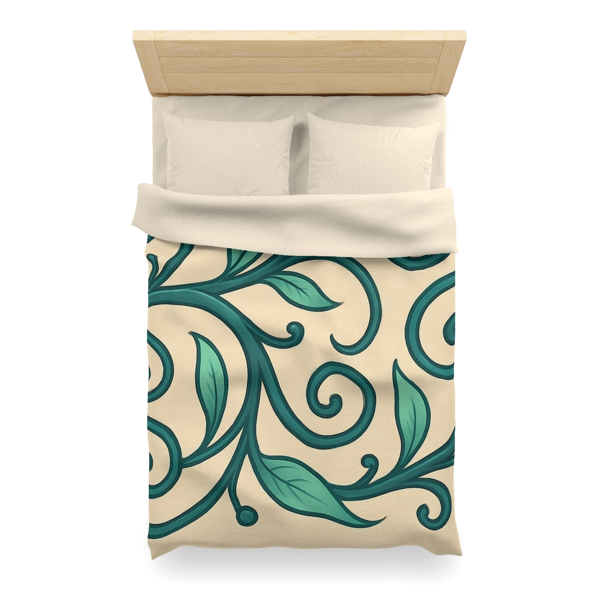 Curling Tendril Frieze personalized bedding duvets