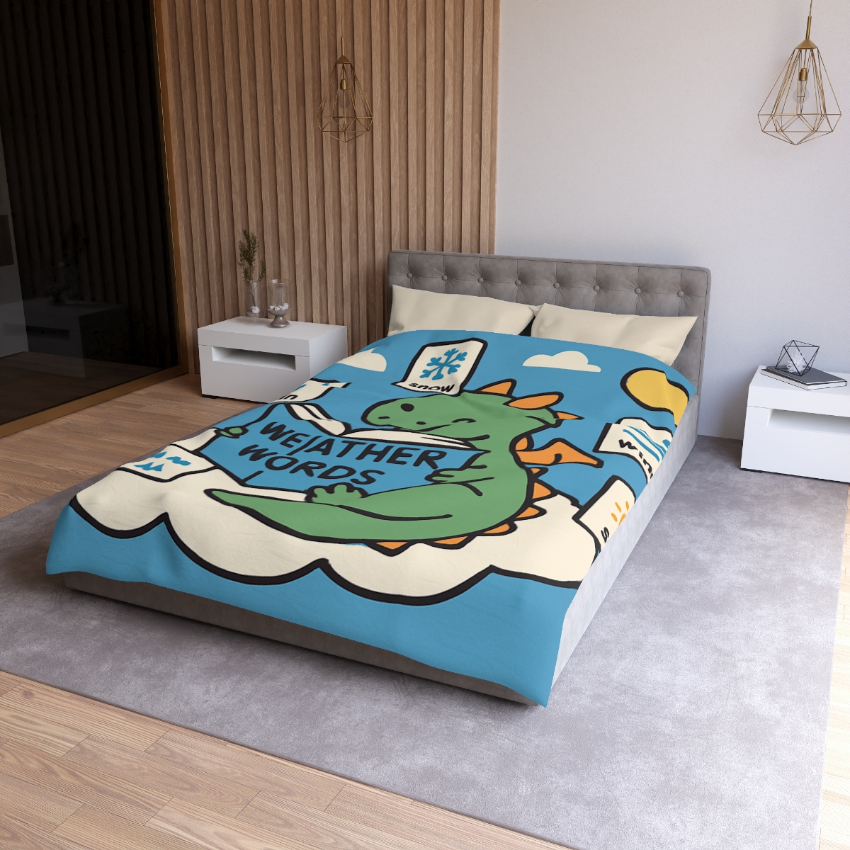 Cloud Library Dragon custom duvets