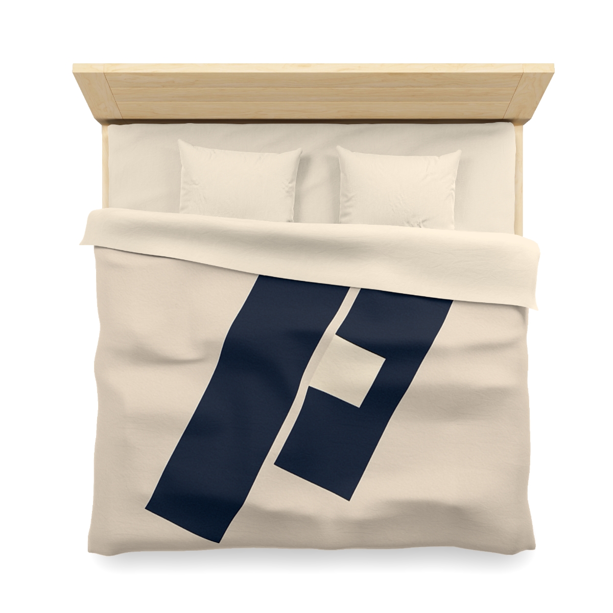 Quiet Diagonal Stack custom duvets