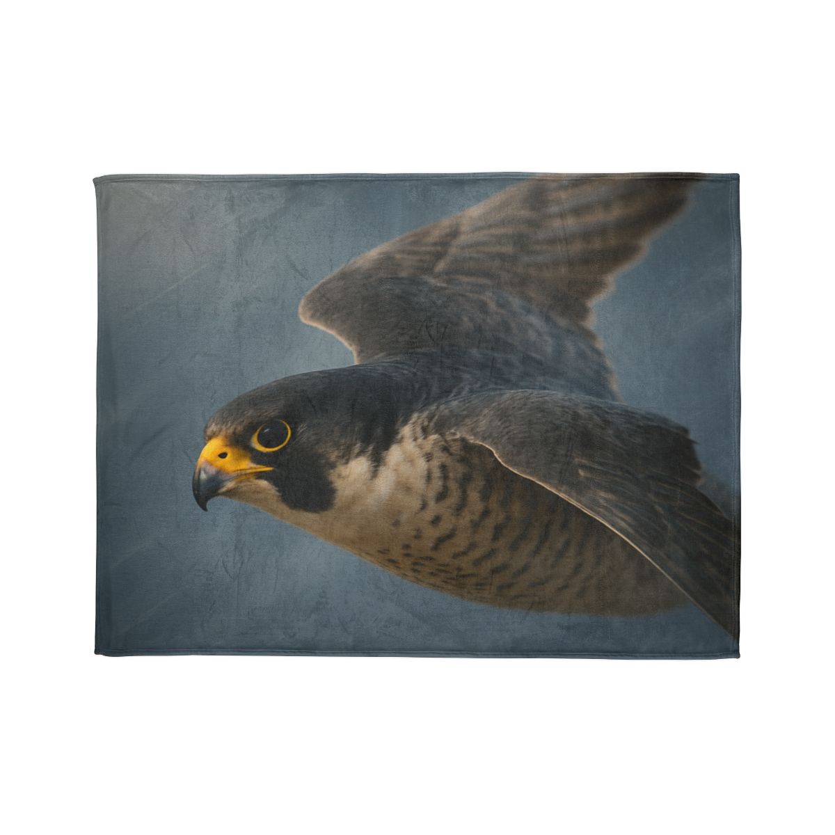Comet Dive Peregrine Falcon personalized cozy blankets