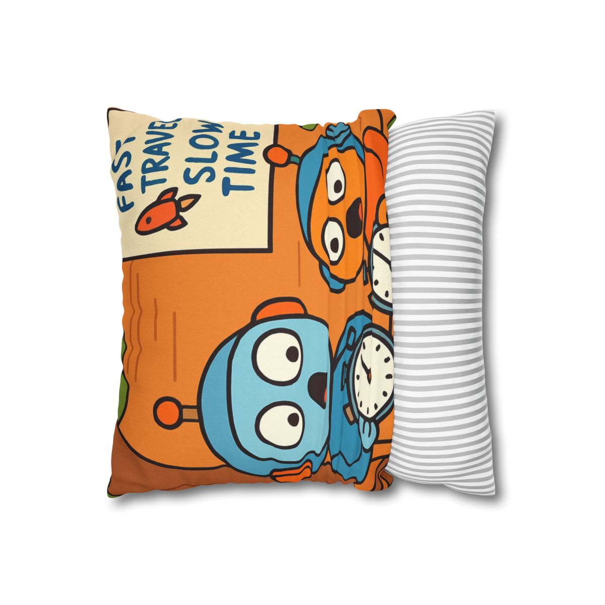 Time Dilation Treehouse Twins soft cotton pillow cases